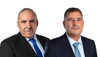 מימין: אסף אלמגור מנכ״ל קבוצת בזן, צילום: שגיא מורן / משה קפלינסקי יו״ר בזן, צילום: שגיא מורן