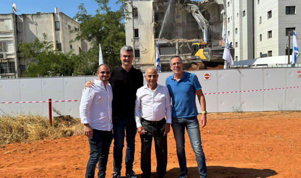 מימין לשמאל: איתן ברקמן, סמי מצלאוי, גלעד אורן ואביב מצלאוי, צילום: אמבר אלון