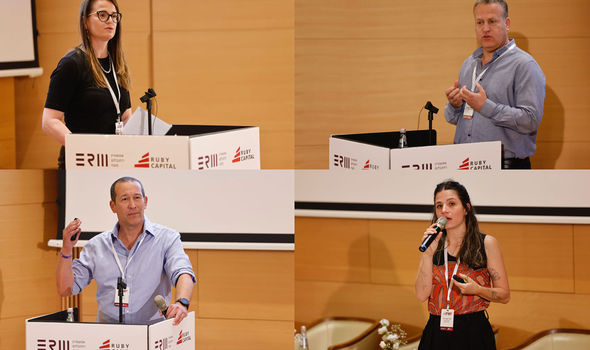 אלעזר במברגר, עו״ד אור צור, ענבר וייס, יעקב ניצן. צילומים: גיא יחיאלי / עיבוד: פאנדר