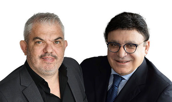 מימין: עופר נמרודי, צילום: רמי זרנגר; אלכס מריאש מנכ״ל הכשרת הישוב התחדשות עירונית, צילום: ראובן קסטרו; תמונת רקע: הדמיה - הכשרת הישוב התחדשות עירונית רמלה - בן גוריון, קרדיט: aa סטודיו