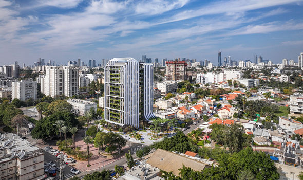 הדמיה של פרויקט ההתחדשות במתחם בניהו שקד ברמת גן, הדמיה: Masa architecture