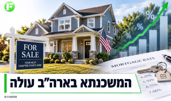 המשכנתאות בארהב מתייקרות במהירות / קרדיט: אילוסטרציה – AI